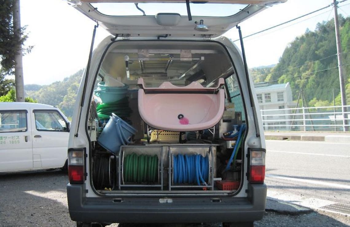 入浴車の写真
